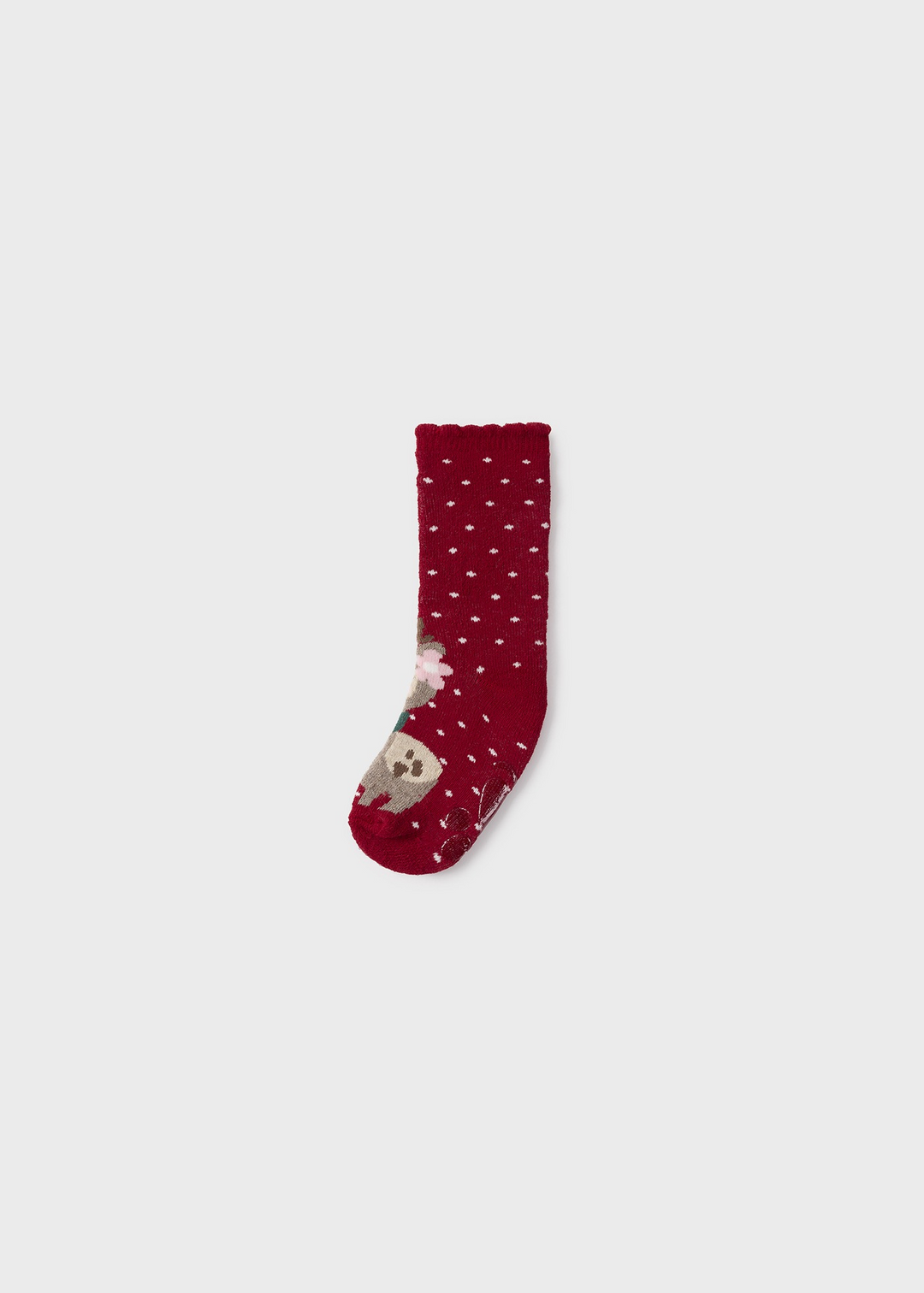 Mayoral - Paire de Chaussettes Antidérapantes, Cerise