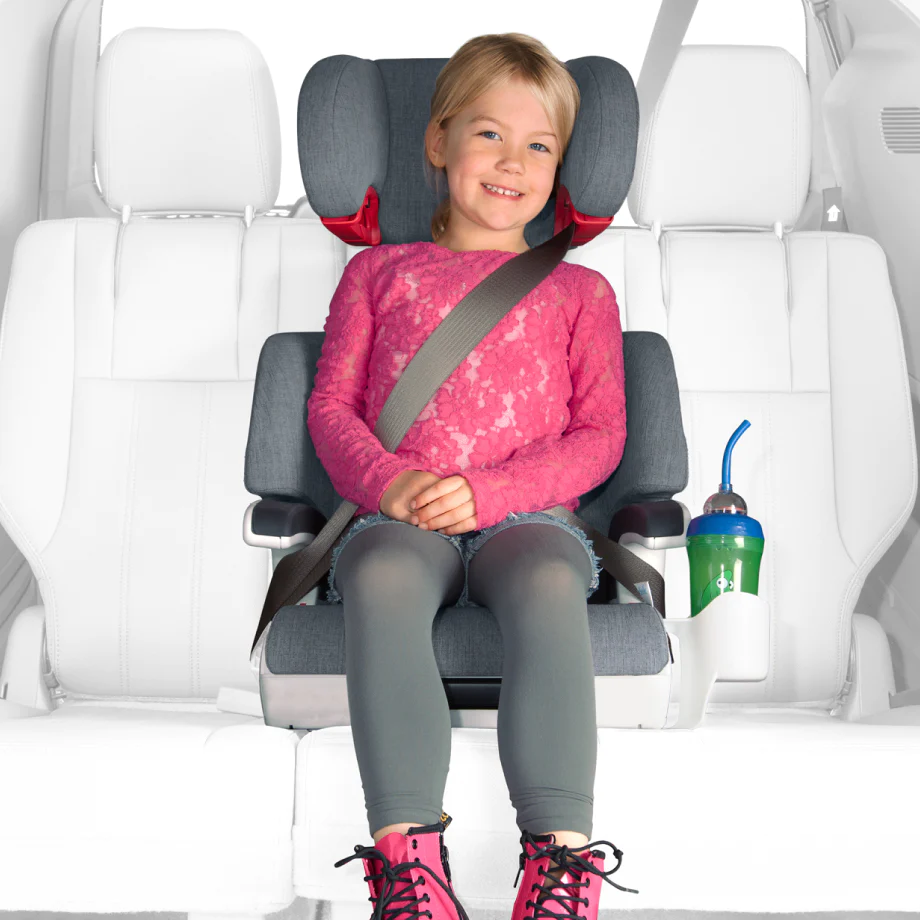 Clek OOBR - Fullback Booster Seat, C-Zero Plus Performance Fabric, Thunder