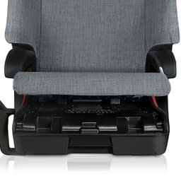 Clek OOBR - Fullback Booster Seat Railroad Fabric, Black