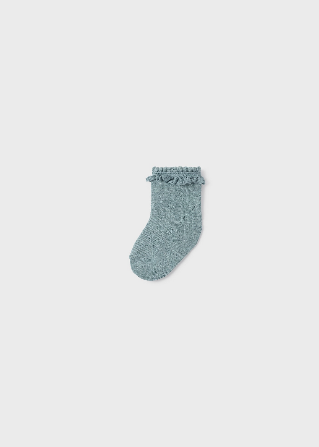 Mayoral - Paire de Chaussettes Ajourées, Bleu Glace