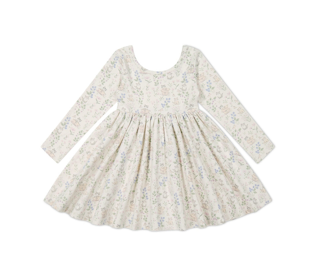 Jamie Kay - Robe Tallulah en Coton Biologique, Jardin de Lune Lavande