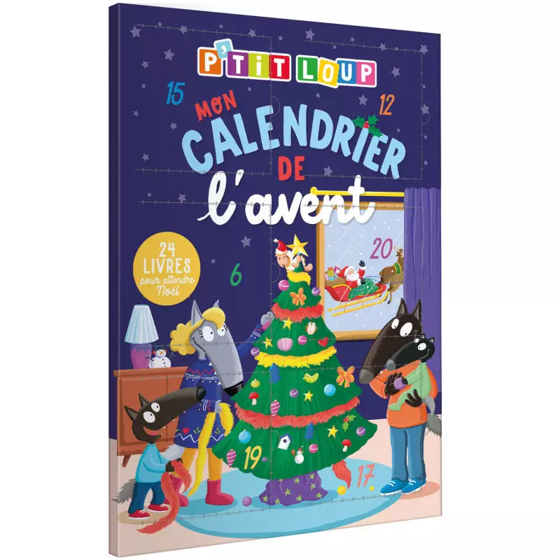 Auzou - Mon Calendrier de l'Avent P'tit Loup 2024