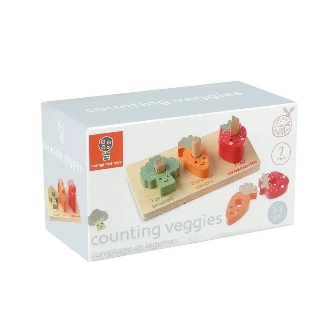 Orange Tree Toys - Jeu pour Apprendre à Compter, Légumes