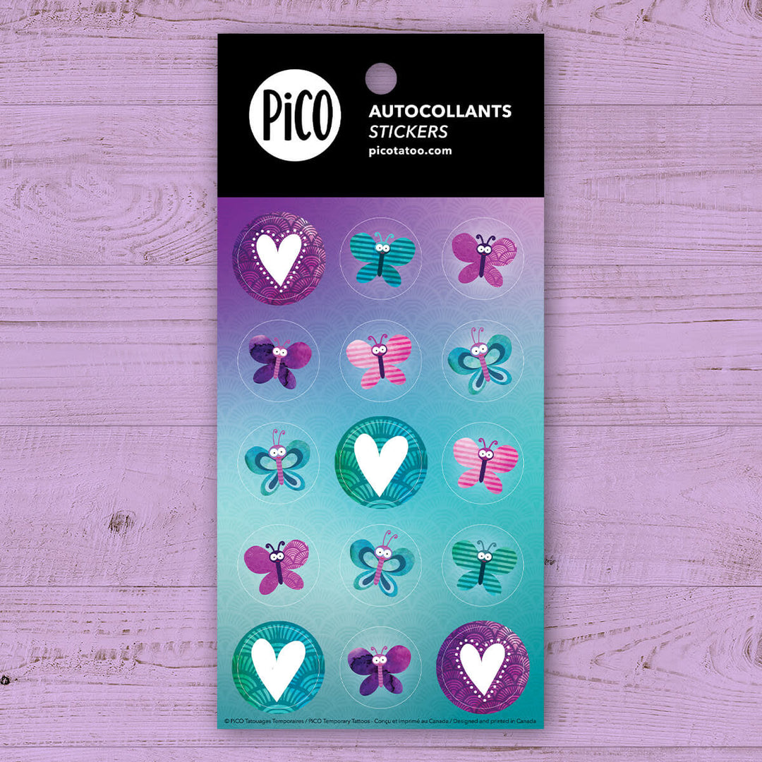 Pico Tatoo - Lot de 10 Feuilles d'Autocollants, Délicat