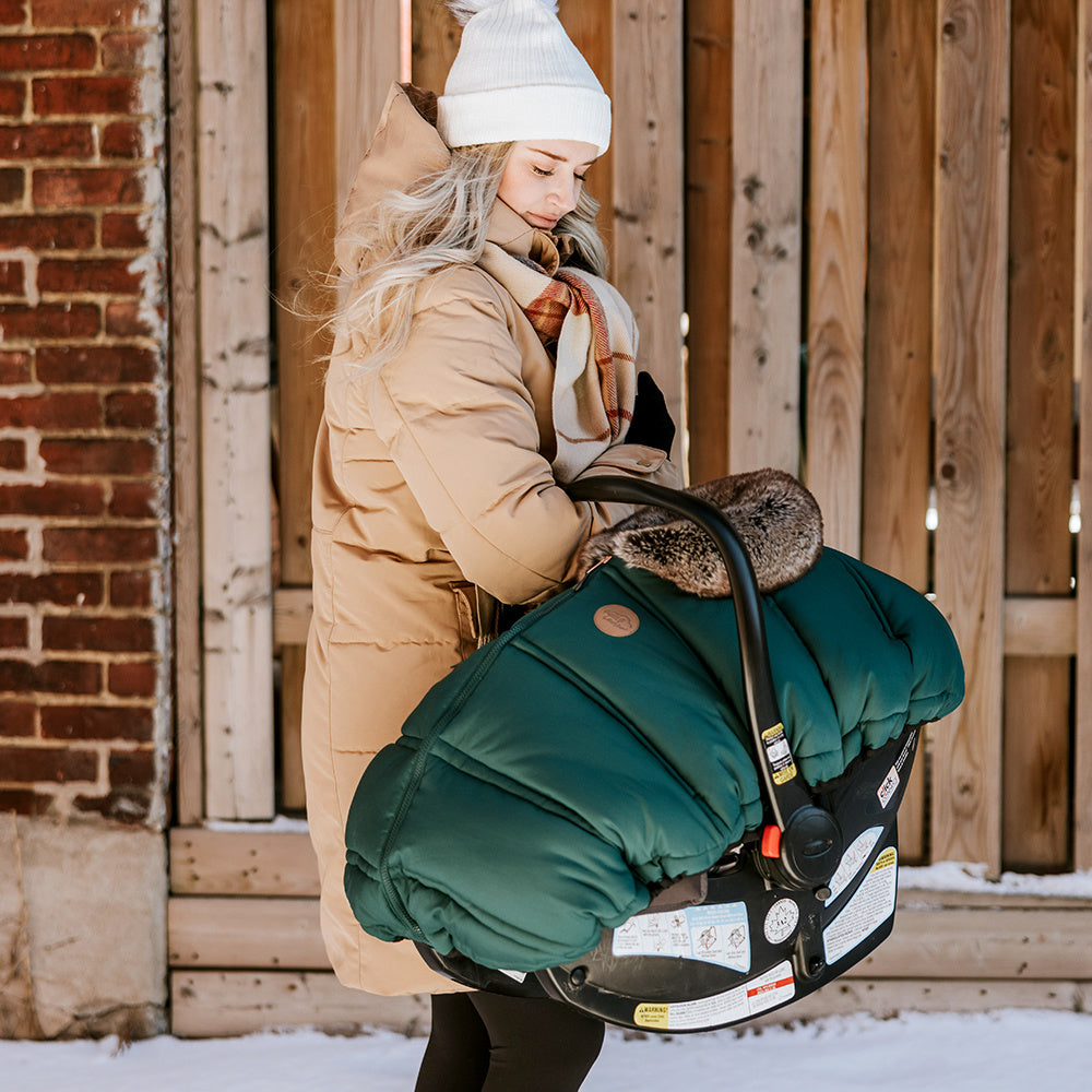 Housse d'Hiver pour Siège d'Auto, Émeraude Loup