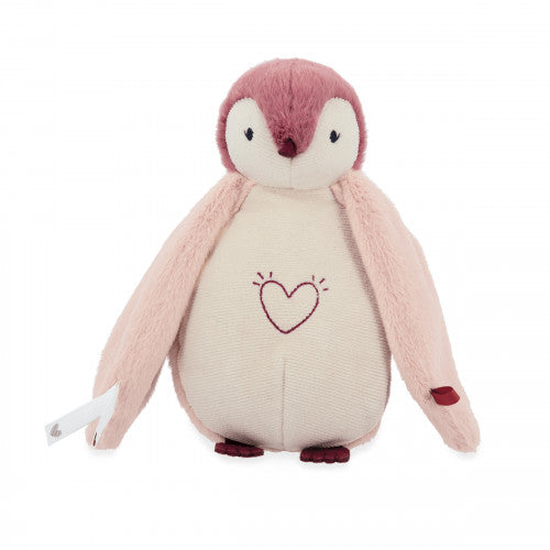 Peluche Veilleuse, Pingouin Rose