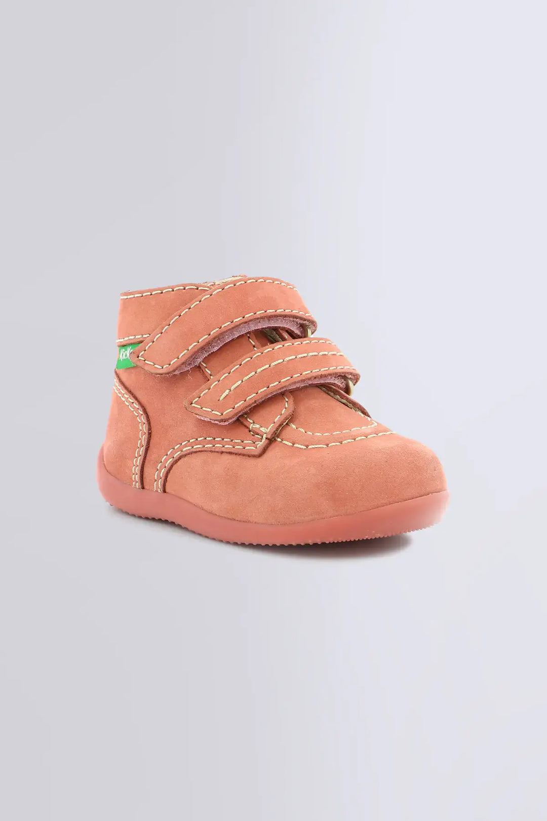 Kickers - Bonkro Leather Low Boots, Pink