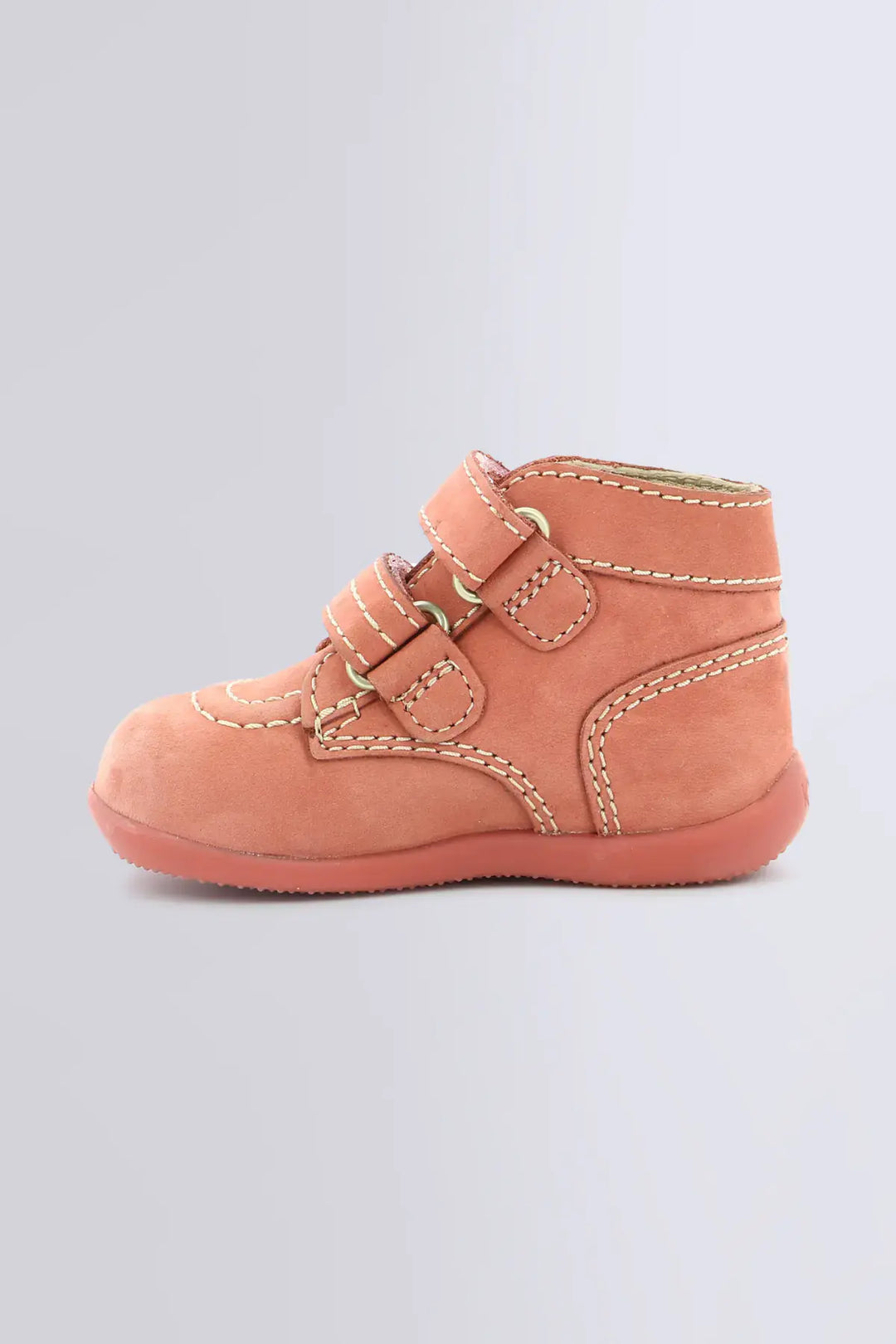 Kickers - Bonkro Leather Low Boots, Pink