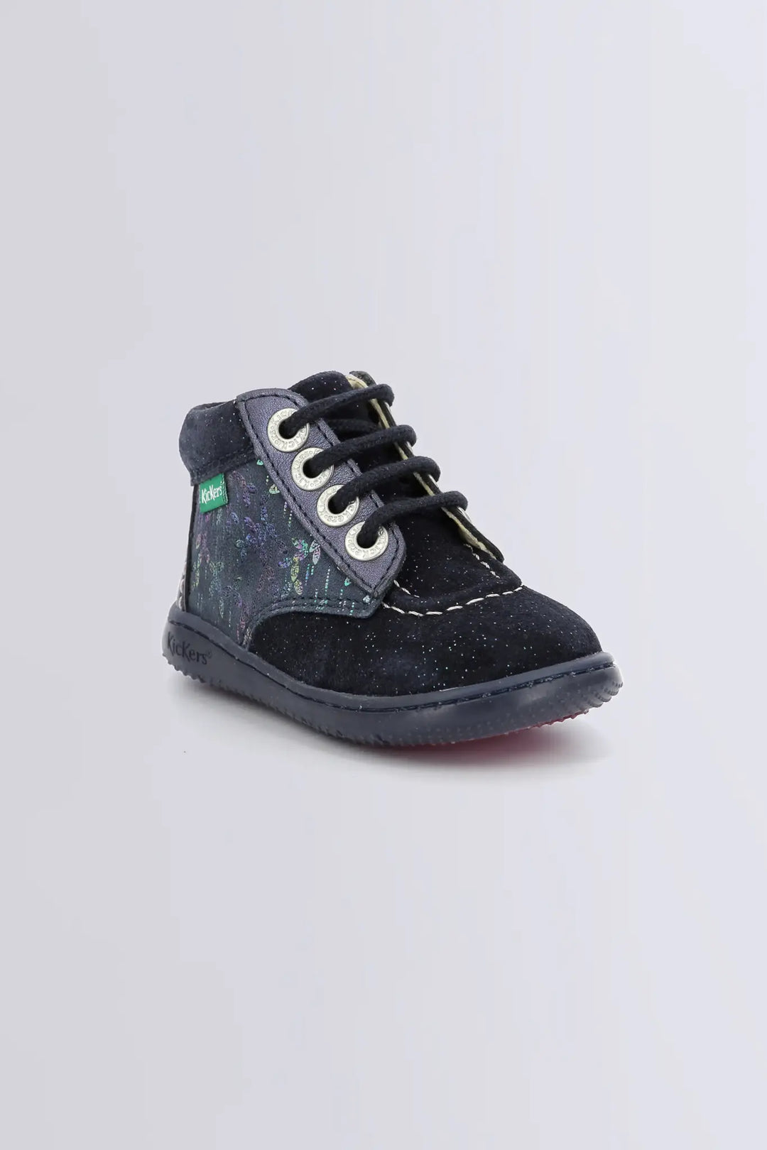 Kickers - Kicksoulful Leather Low Boots, Shiny Navy