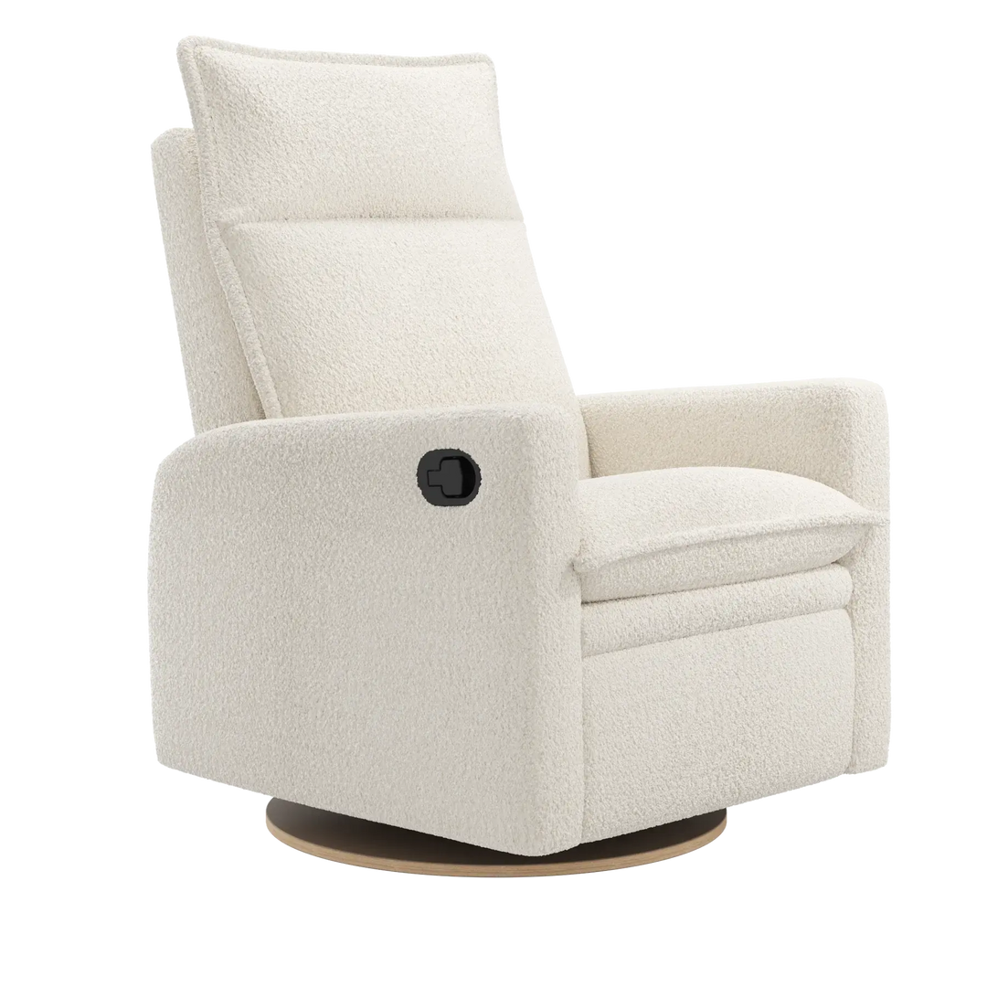 Jaymar BB - Fauteuil Pivotant Inclinable Arya, Peluche Perle