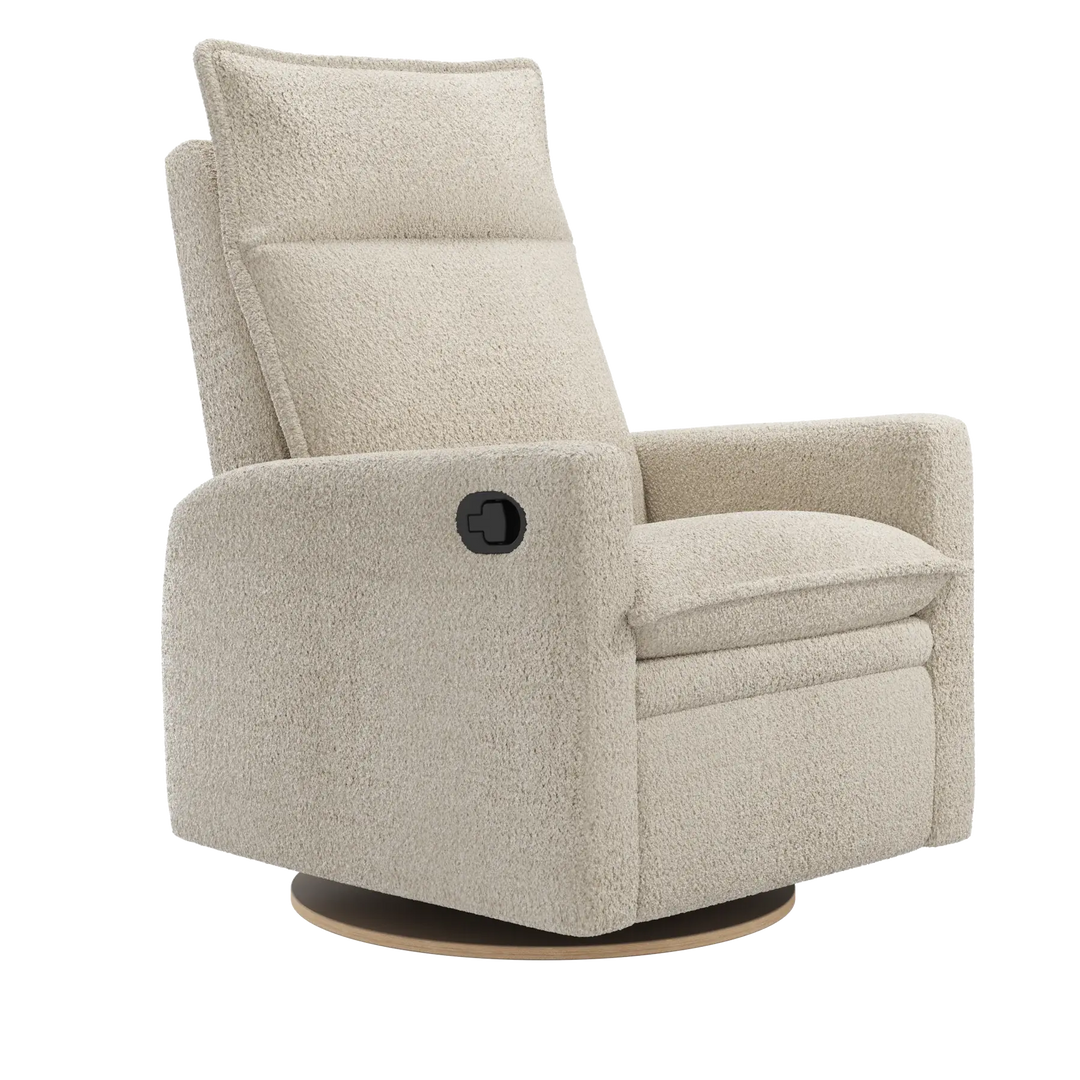 Jaymar BB - Fauteuil Pivotant Inclinable Arya, Peluche Sable