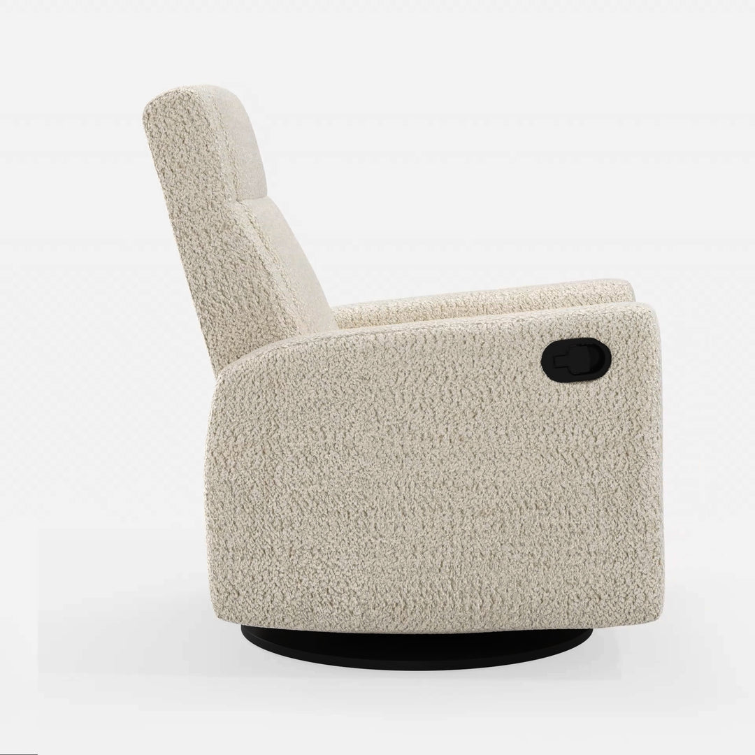 Nelly Reclining Swivel Armchair, Puppy Sand