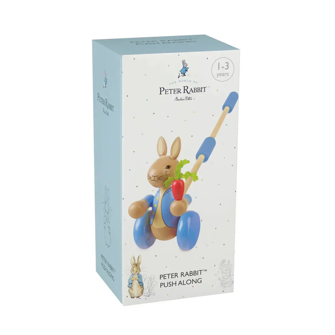 Orange Tree Toys - Jouet en Bois à Pousser, Pierre Lapin