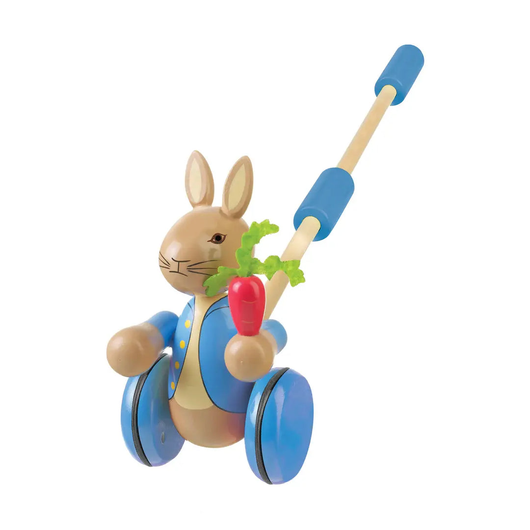 Orange Tree Toys - Jouet en Bois à Pousser, Pierre Lapin