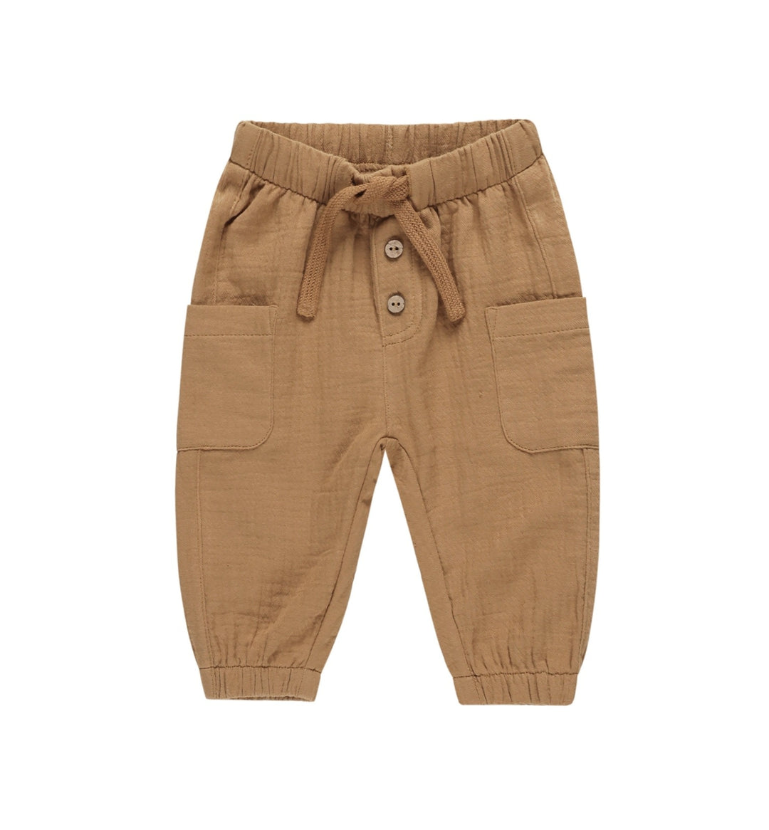 PRÉ-VENTE - Quincy Mae - Pantalon Luca, Doré