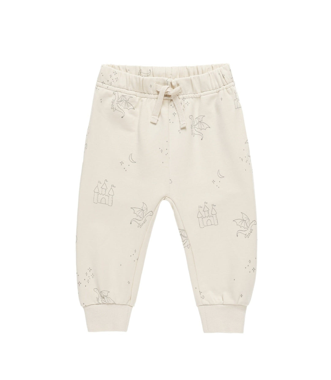 PRÉ-VENTE - Quincy Mae - Pantalon en Coton Éponge Biologique, Dragons