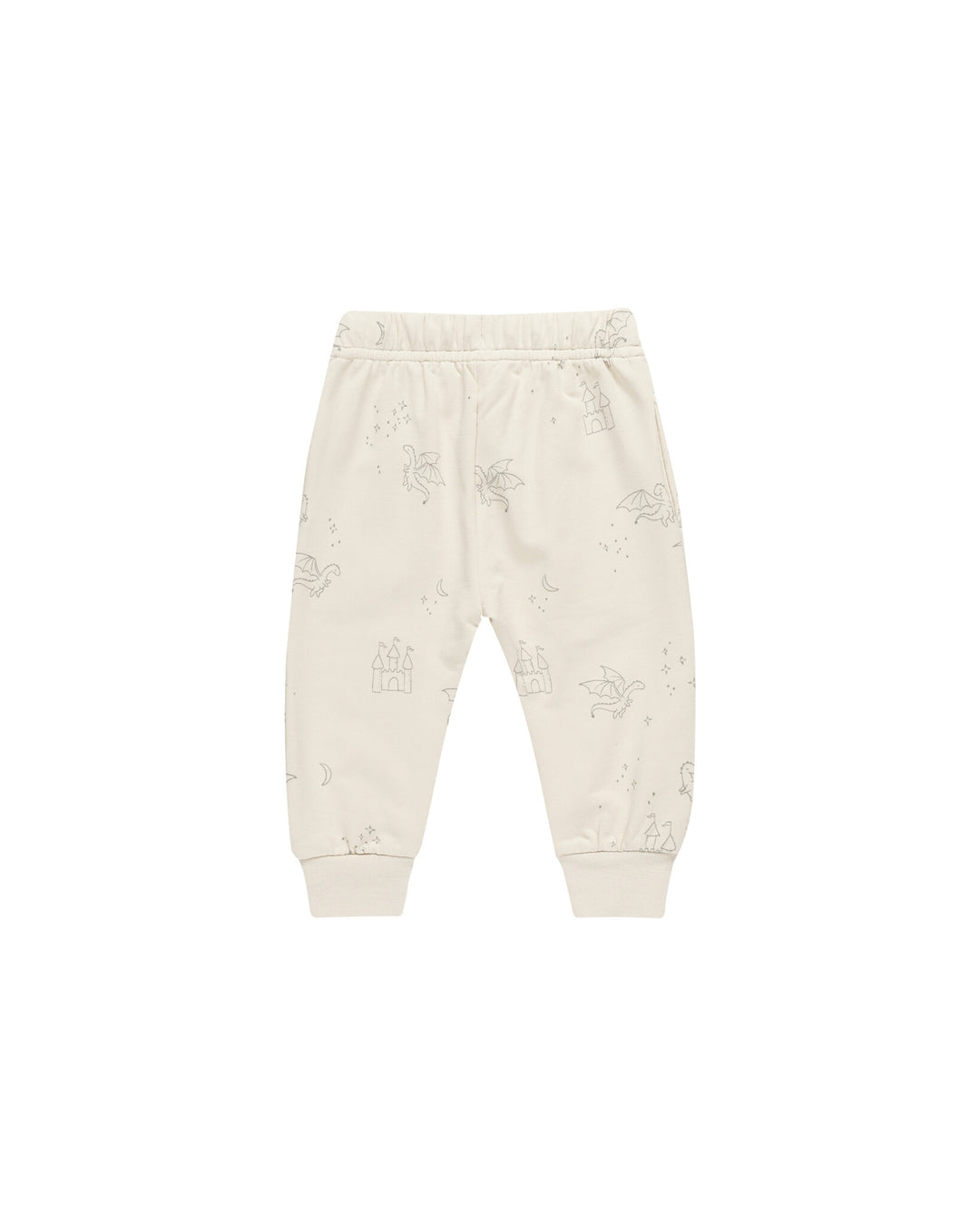 PRÉ-VENTE - Quincy Mae - Pantalon en Coton Éponge Biologique, Dragons