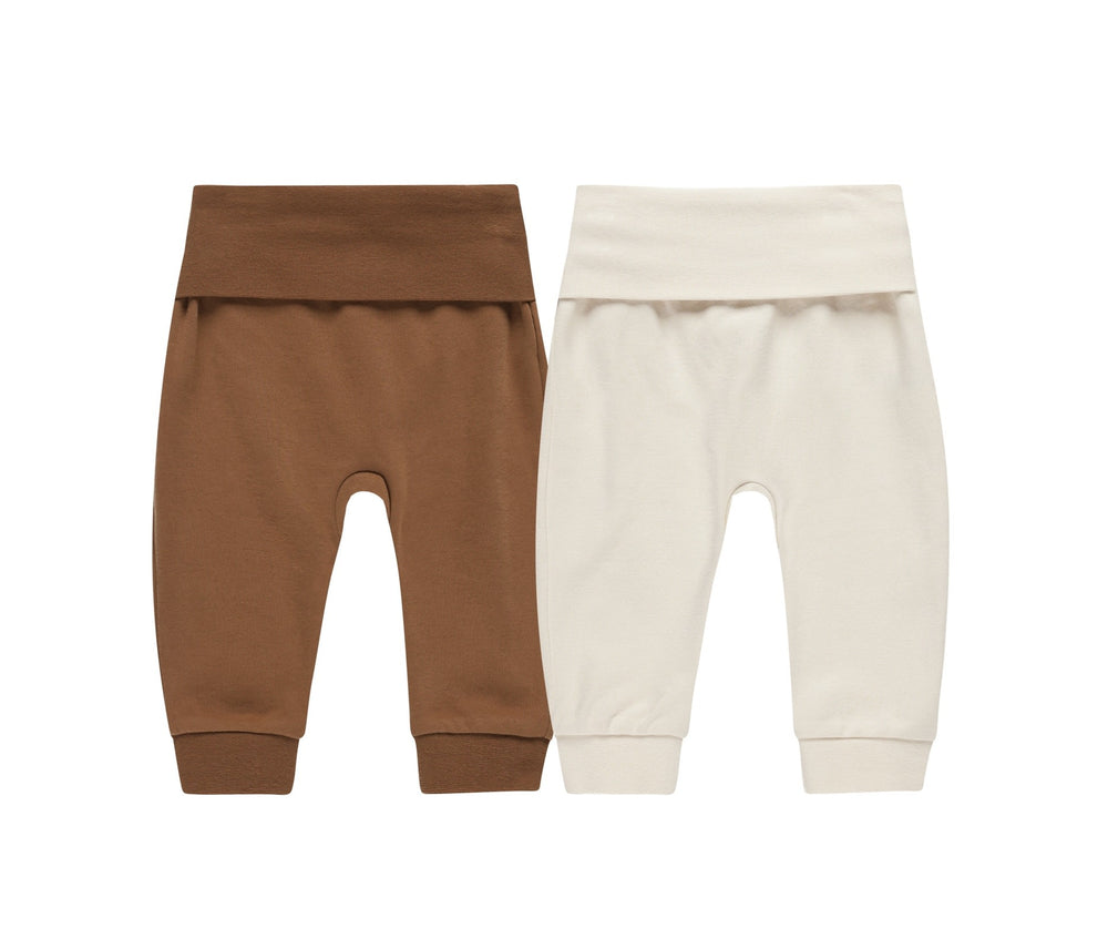 PRÉ-VENTE - Quincy Mae - Ensemble de 2 Pantalons, Cannelle et Naturel