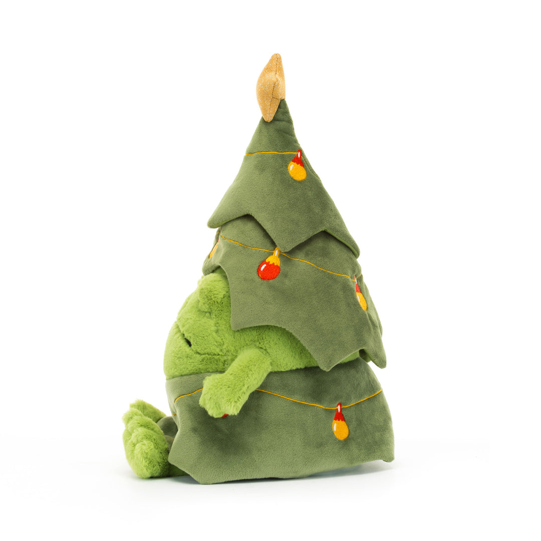 Jellycat - Grenouille Ricky en Sapin de Noël 11"