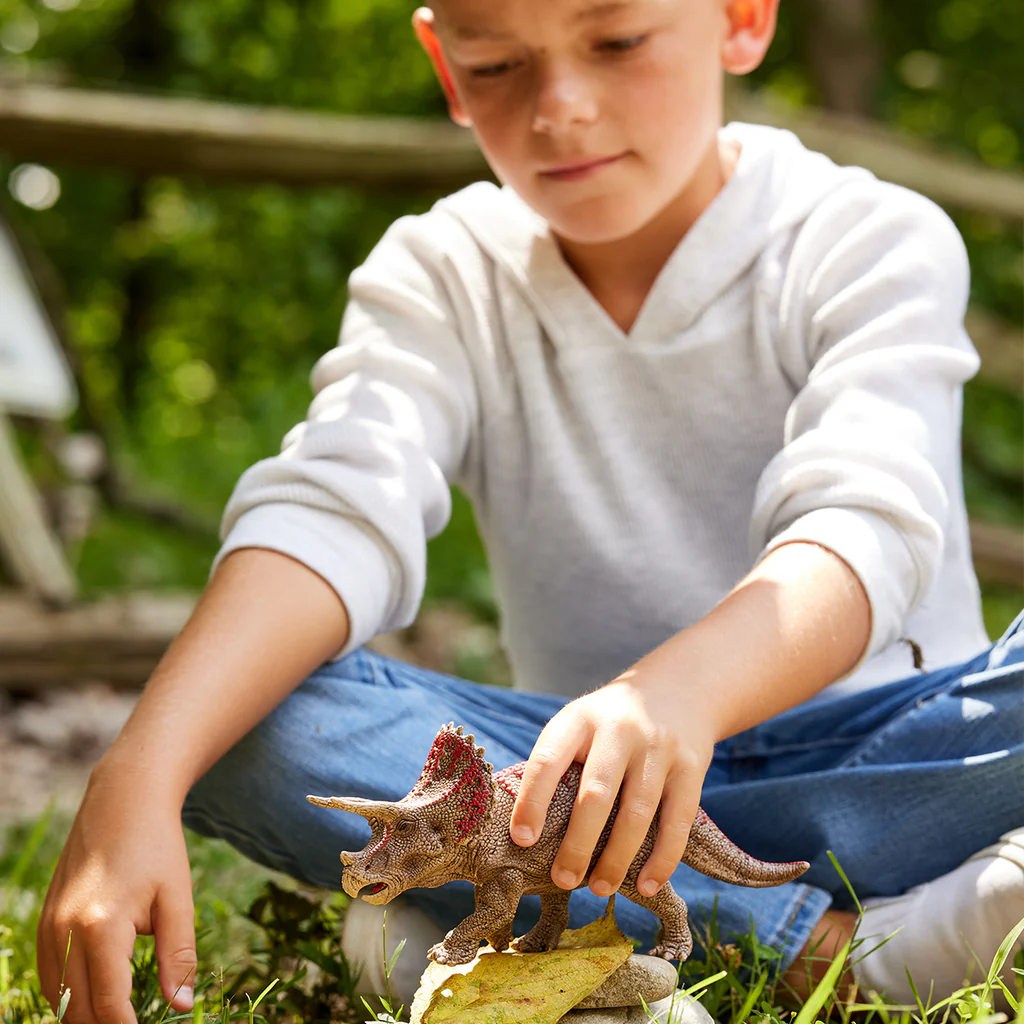 Schleich - Figurine Dinosaures, Tricératops