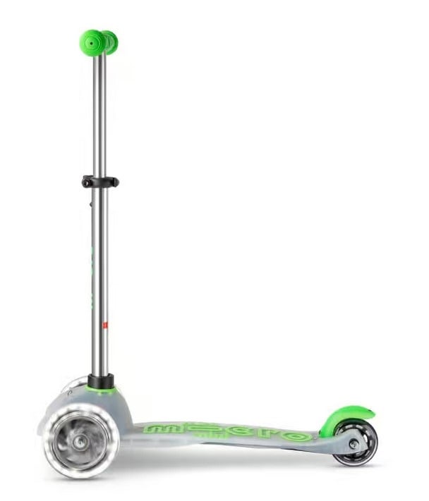 Kickboard - Led Mini Micro Deluxe Flux Scooter, Neon Green