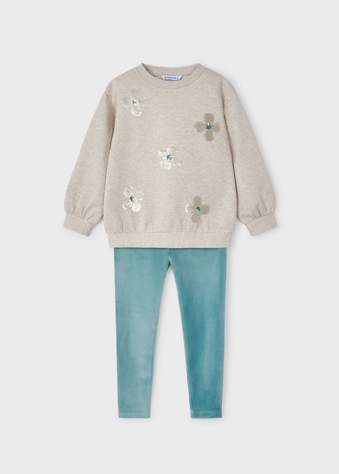 Mayoral - Chandail en Molleton et Legging, Paillettes