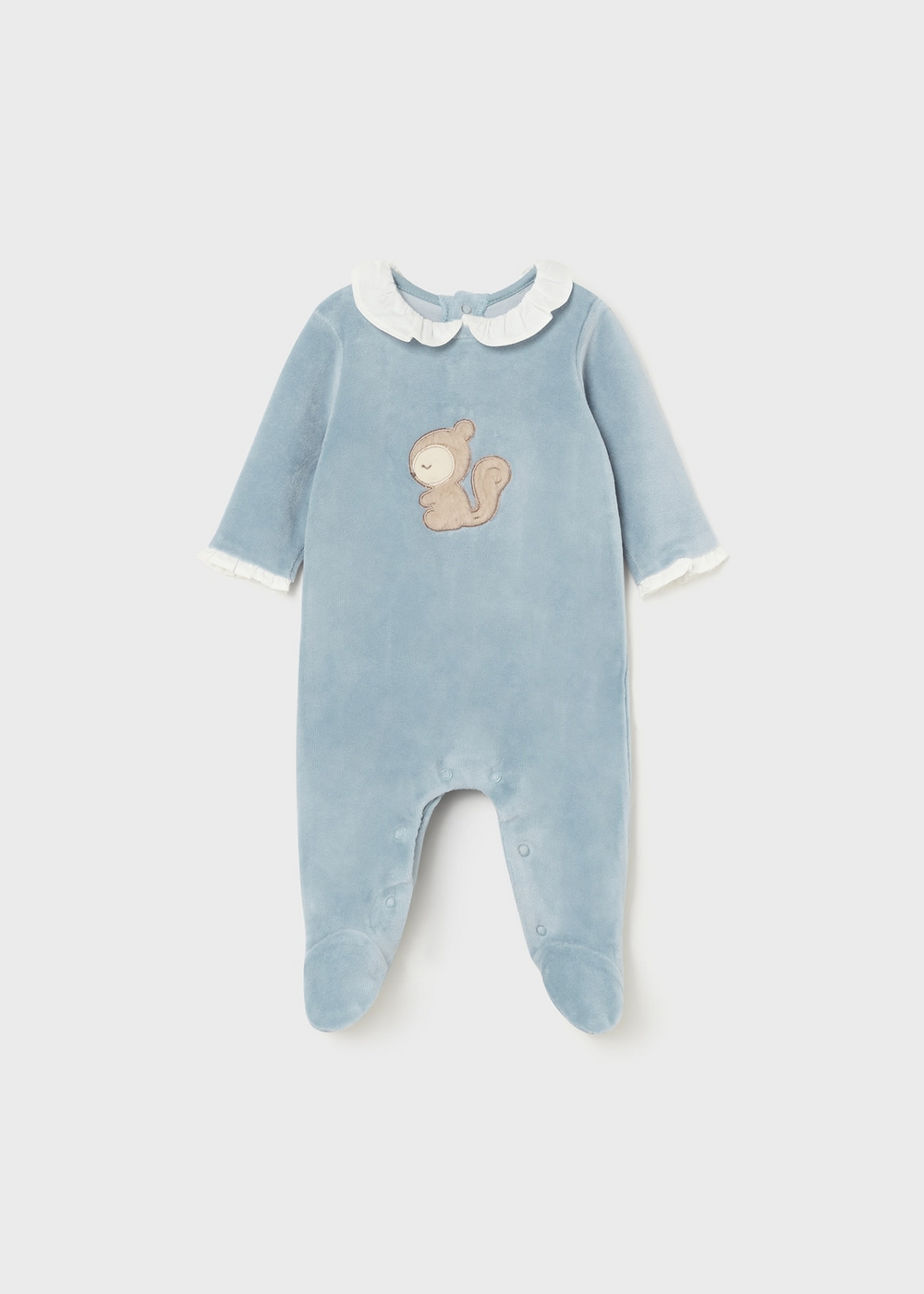 Mayoral - Ensemble 2 Pyjamas à Pattes en Peluche, Bleu Polaire