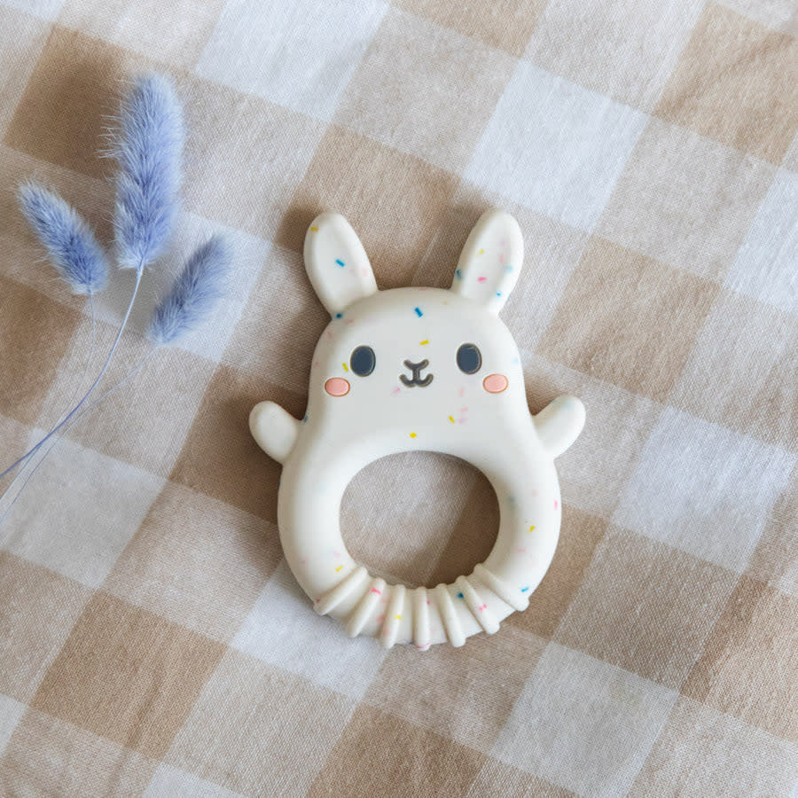 Jouet de Dentition en Silicone, Lapin