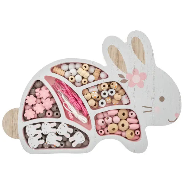 Stephen Joseph - Coffret de Perles de Bois, Lapin