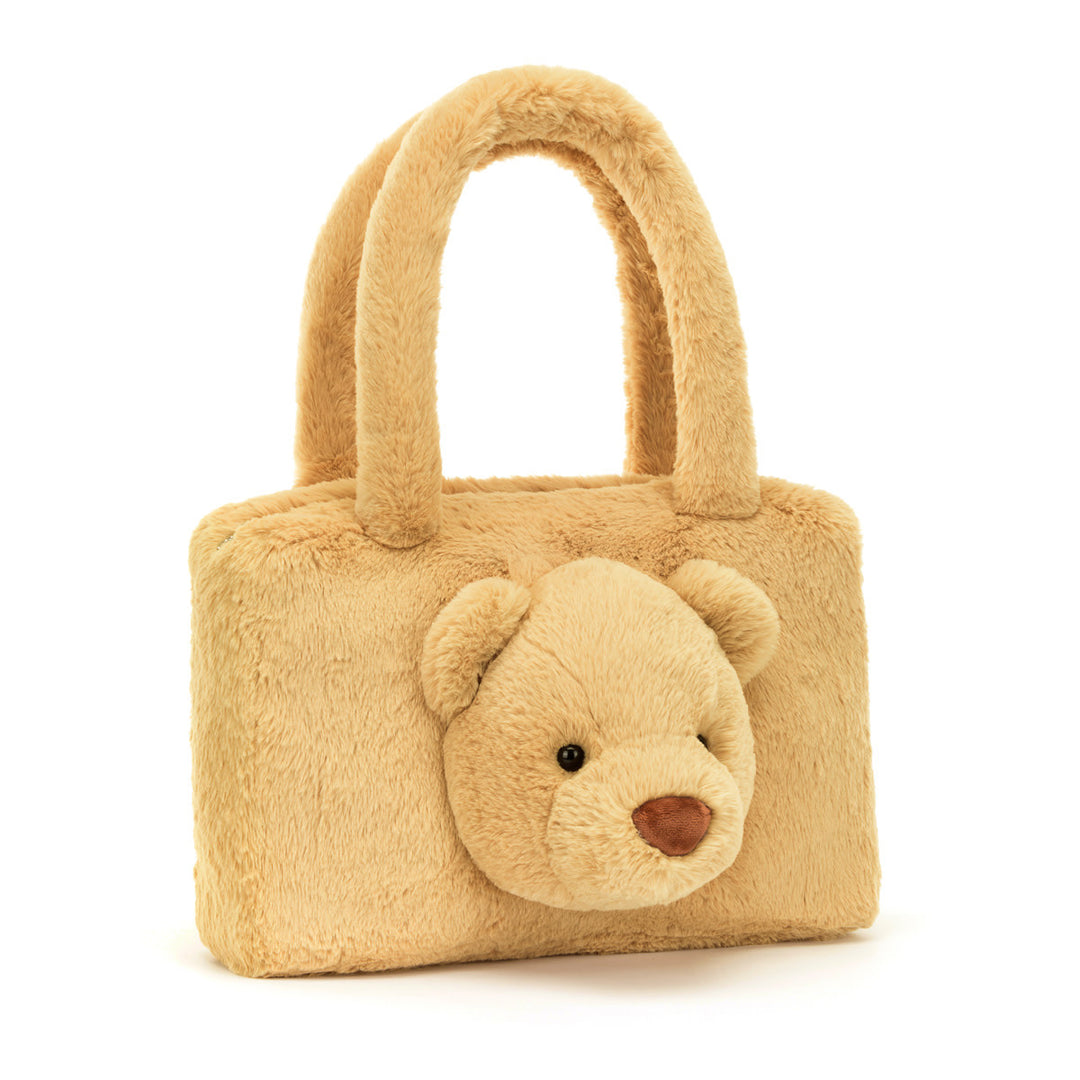 Jellycat - Sac en Peluche, Ours Smudge 9"