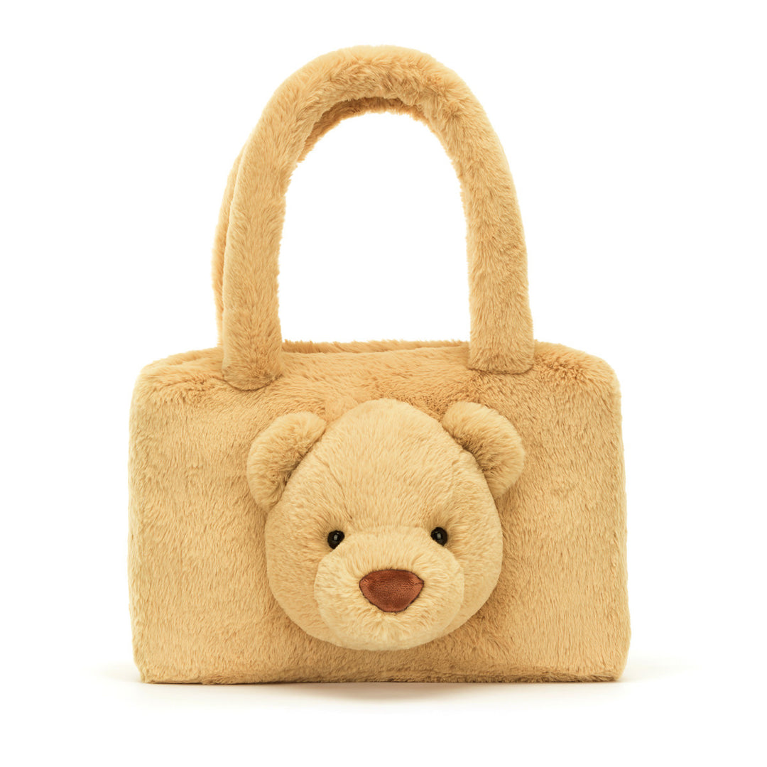 Jellycat - Sac en Peluche, Ours Smudge 9"