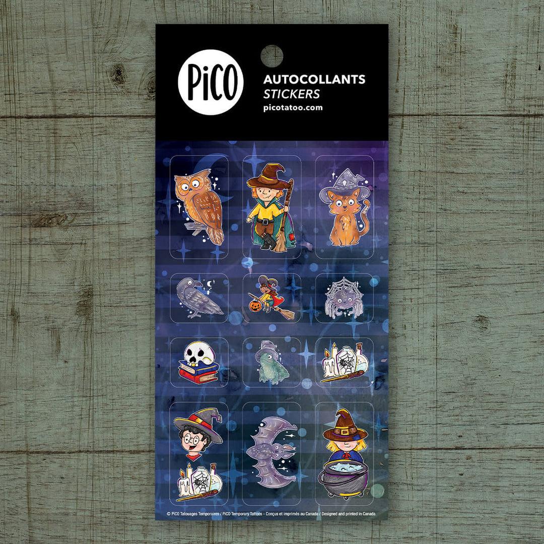 Pico Tatoo - Lot de 10 Feuilles d'Autocollants, Intrépide