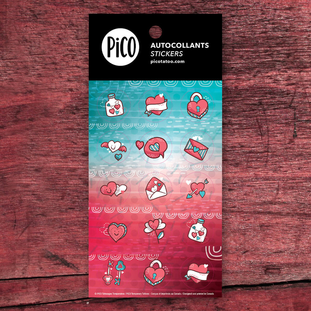 Pico Tatoo - Lot de 10 Feuilles d'Autocollants, Délicat