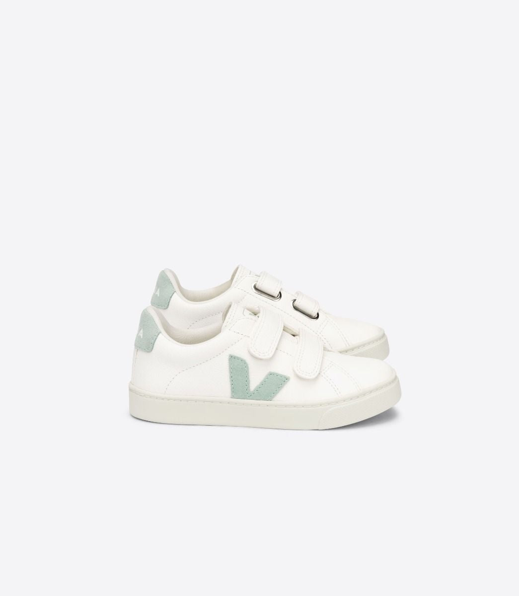 VEJA - Esplar Leather Shoes, Matcha White