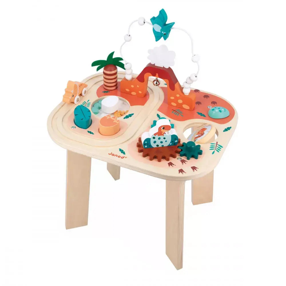 Janod - Wooden Activity Table, Dino