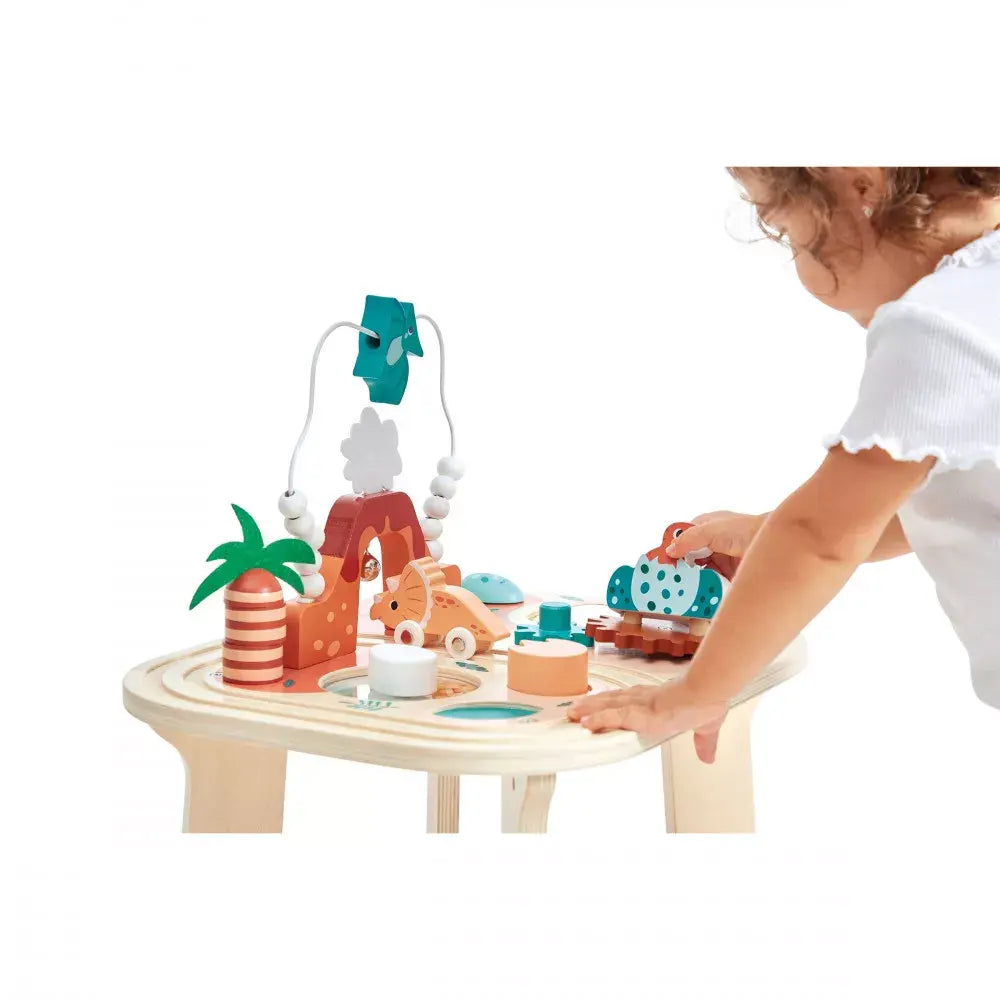 Janod - Wooden Activity Table, Dino