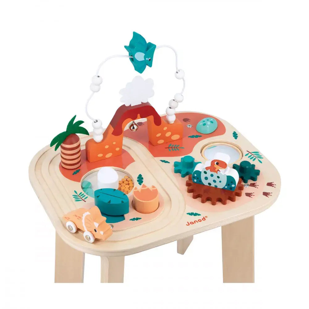 Janod - Wooden Activity Table, Dino