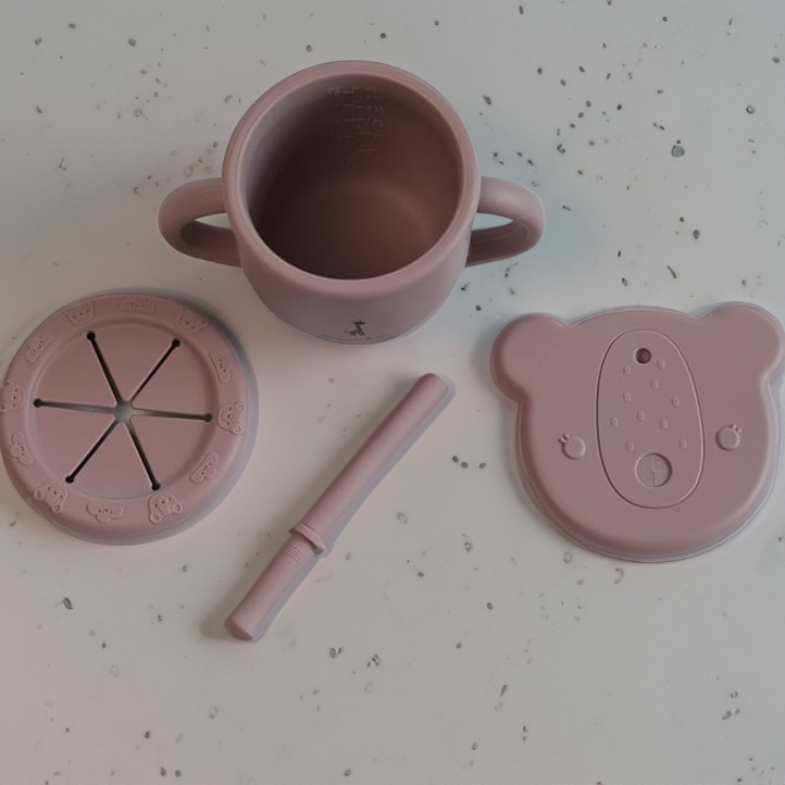 Tasse d'Apprentissage 2-en-1, Mauve