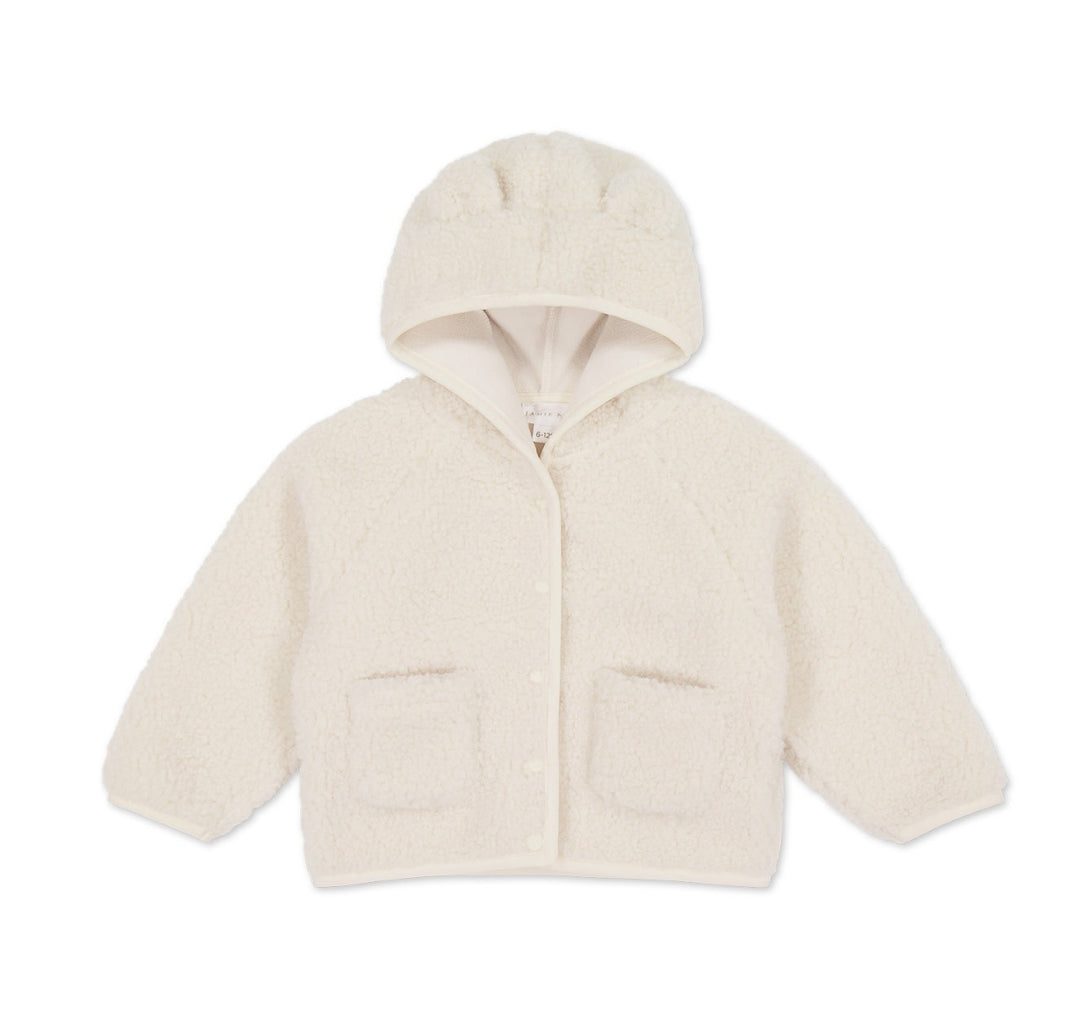 Jamie Kay - Veste en Sherpa de Polyester Recyclé Tatum, Naturel