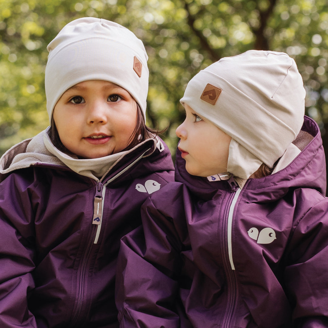 Tuque en Coton avec Oreilles, Latte