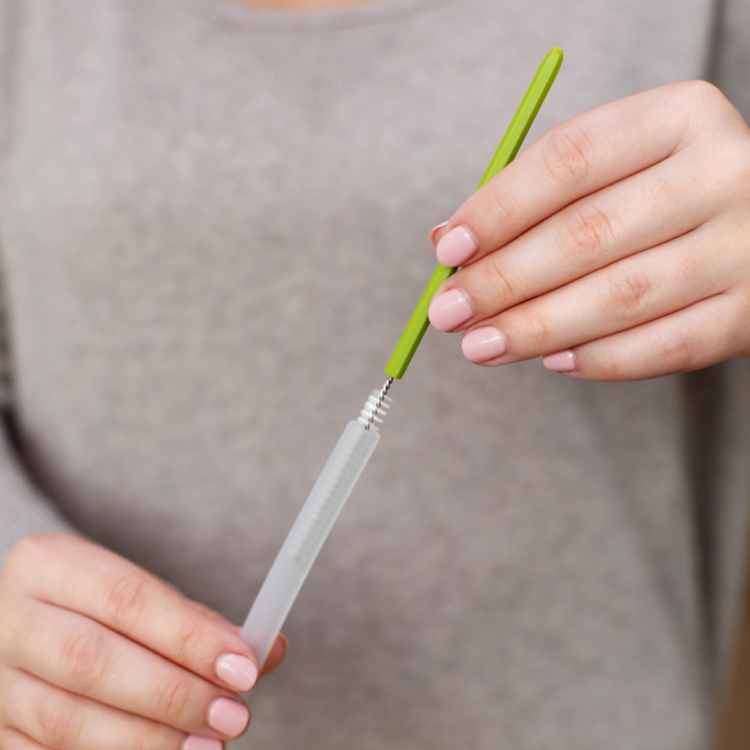 Boon - Ensemble de 4 Brosses à Biberons Cacti, Vert