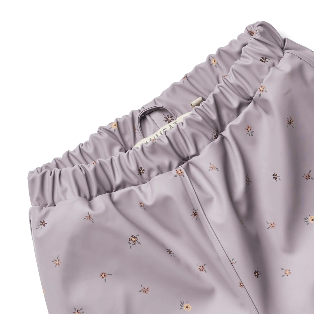 Pantalon de Pluie Thermique Um, Lavande Fleurs