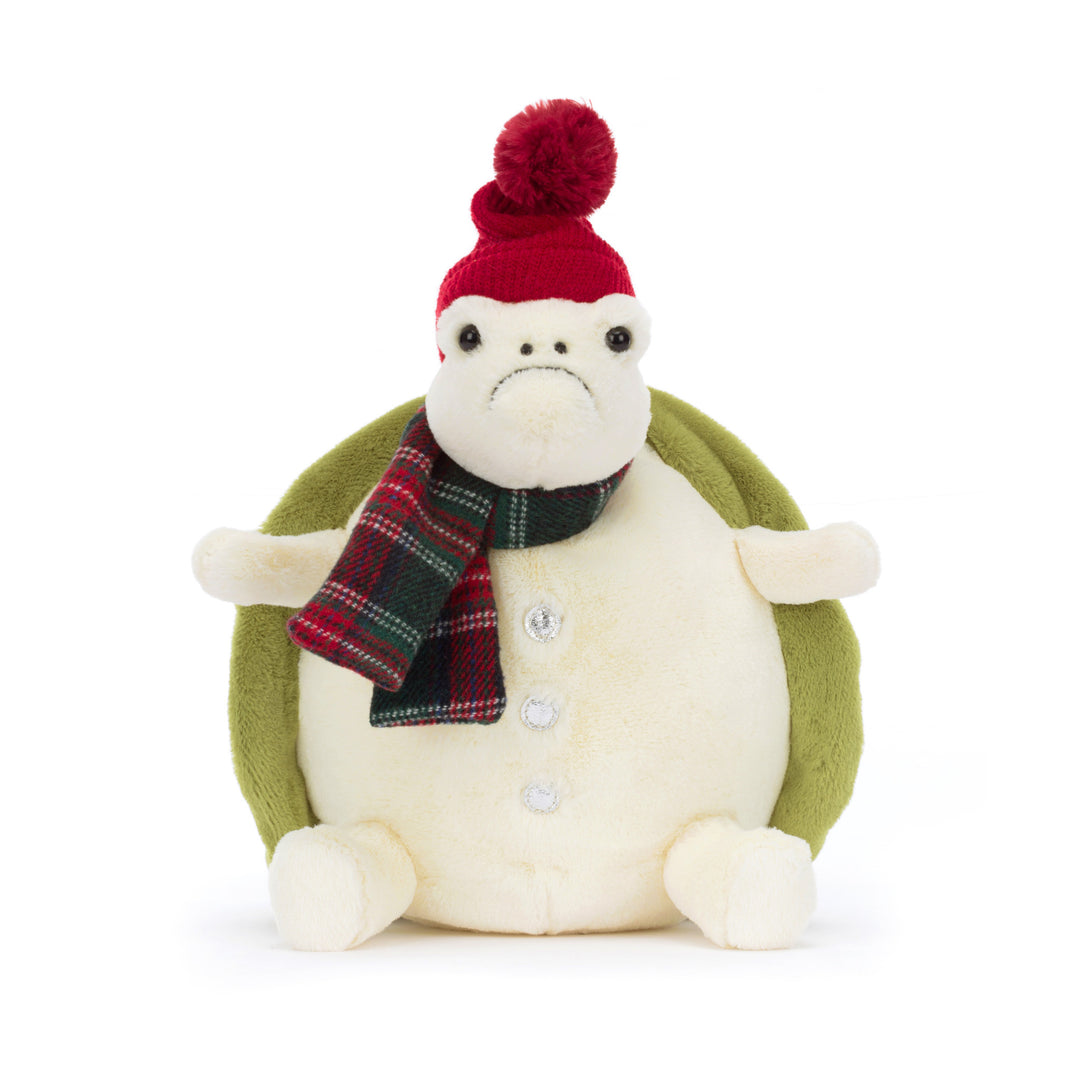 Jellycat - Tortue Timmy Bonhomme de Neige 11"