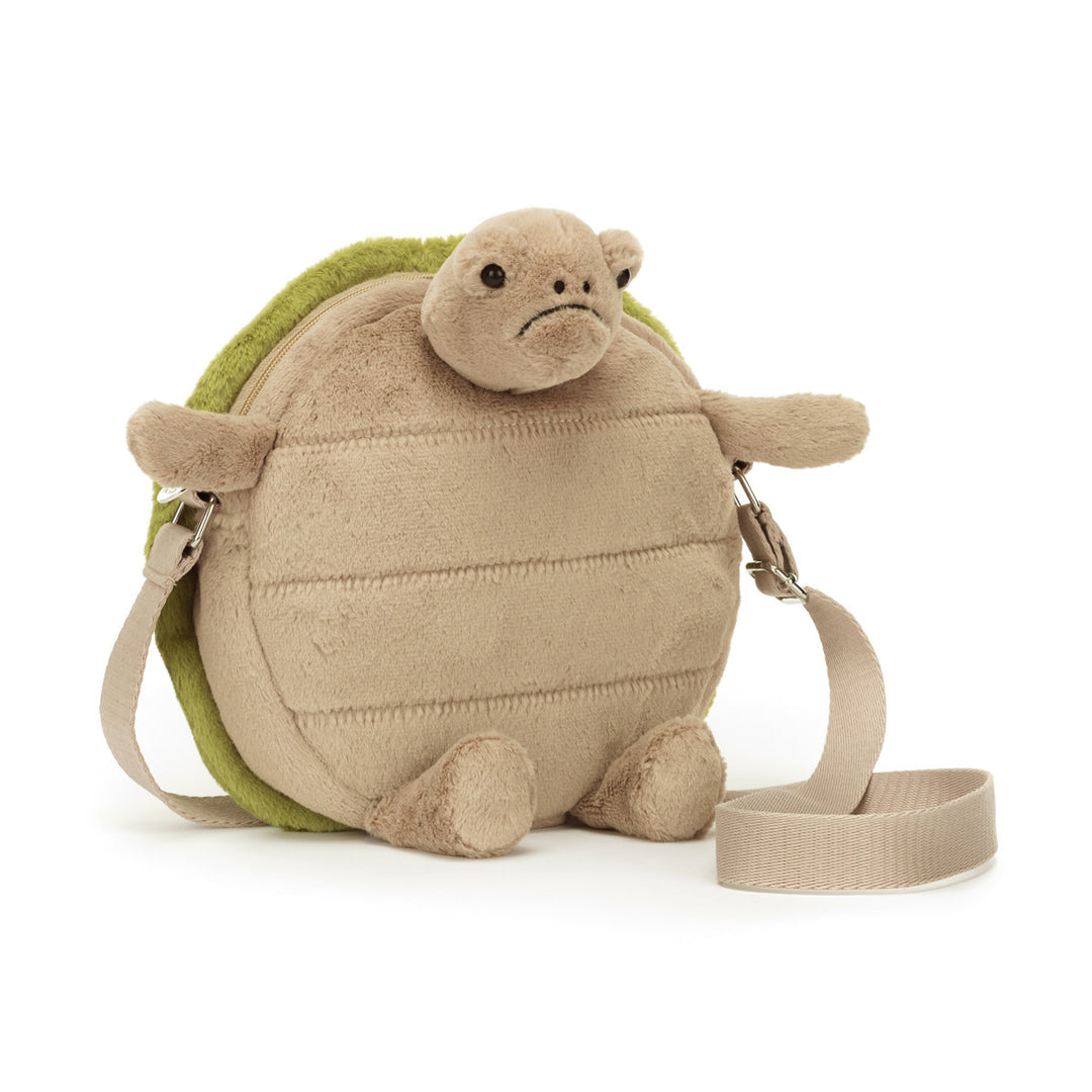 Jellycat - Sac en Peluche, Tortue Timmy 10"