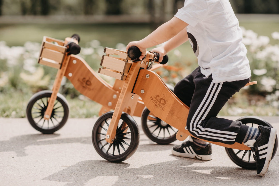 Vélo d'Équilibre Tiny Tot PLUS 2-en-1, Bambou