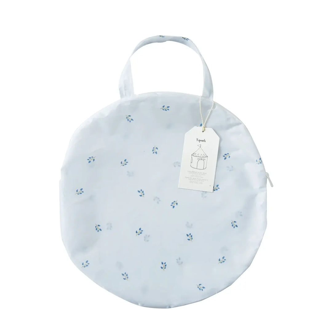 3 Sprouts - Recycled Fabric Play Tent, Blueberry Mist