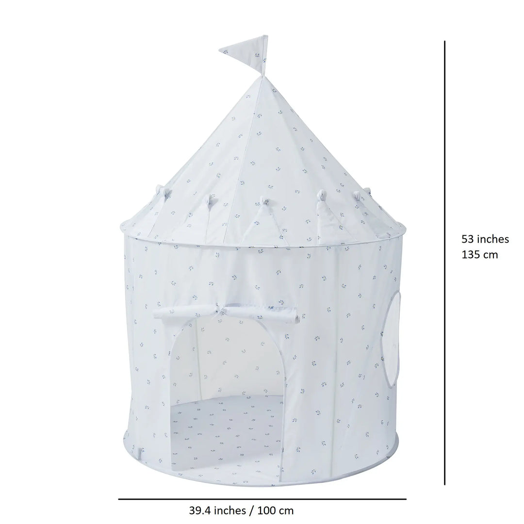 3 Sprouts - Recycled Fabric Play Tent, Blueberry Mist