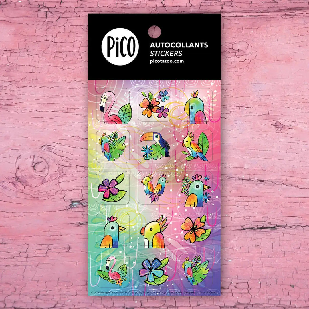 Pico Tatoo - Lot de 10 Feuilles d'Autocollants, Délicat