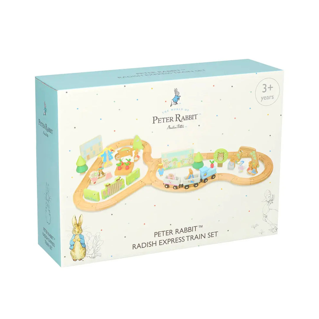 Orange Tree Toys - Chemin de Fer en Bois, Pierre Lapin