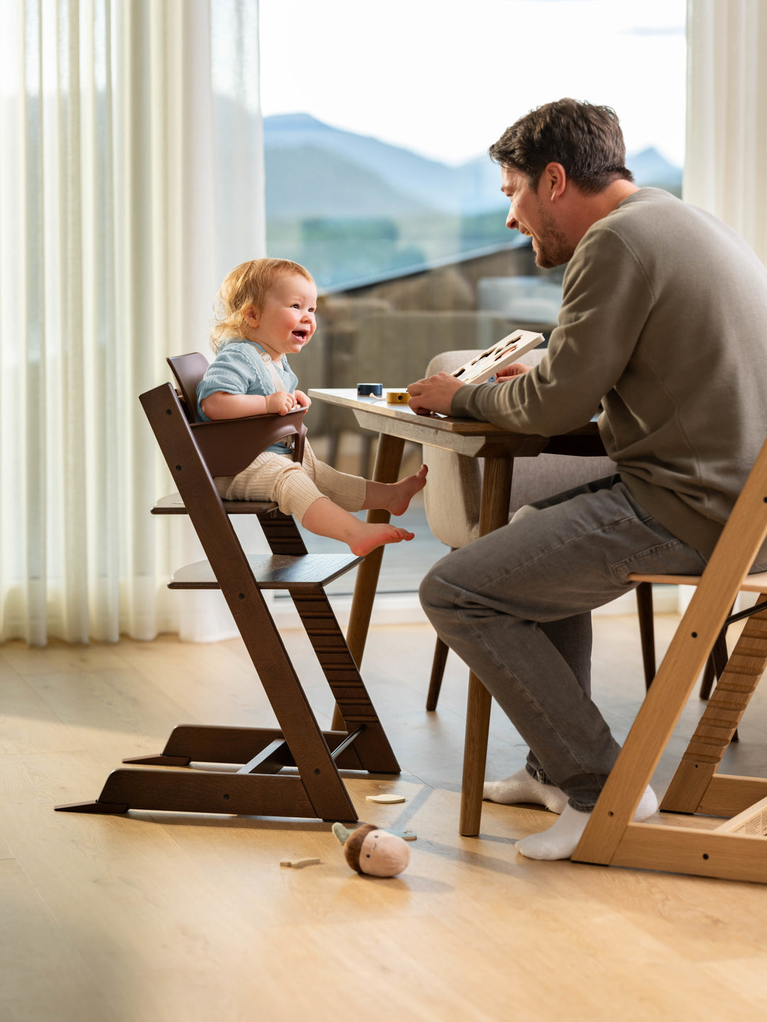 Stokke Tripp Trapp - Chaise Haute 2, Chêne Brun Chaud